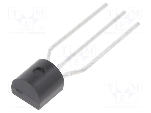 Transistor: NPN; bipolar; 45V; 0.8A; 0.625/1.5W; TO92