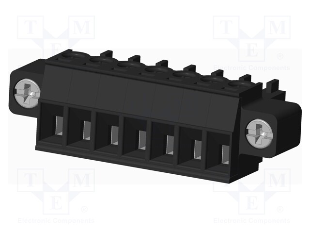 Connector: pluggable terminal block; plug; female; straight; 300V