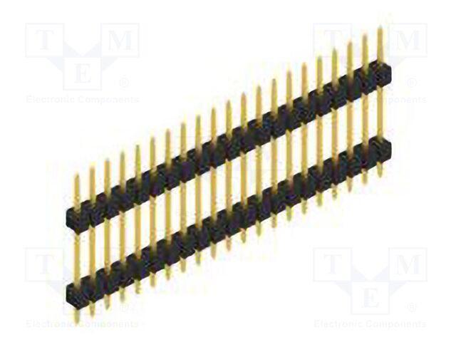 Connector: pin strips; pin header; male; PIN: 21; 2.54mm; THT; 1x21