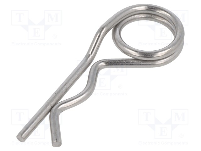 Cotter pin; stainless steel; Ø: 5mm; L: 110mm; Shaft dia: 24÷36mm