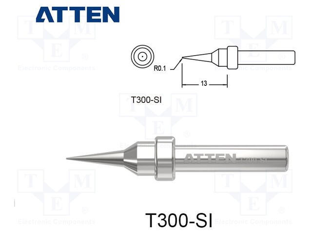 Tip; conical; 0.2mm; for  soldering iron; SP-H090,ST-9003D