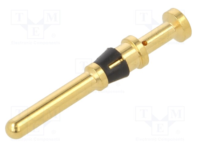 Contact; male; copper alloy; gold-plated; 0.75÷1mm2; UIC558; 10A
