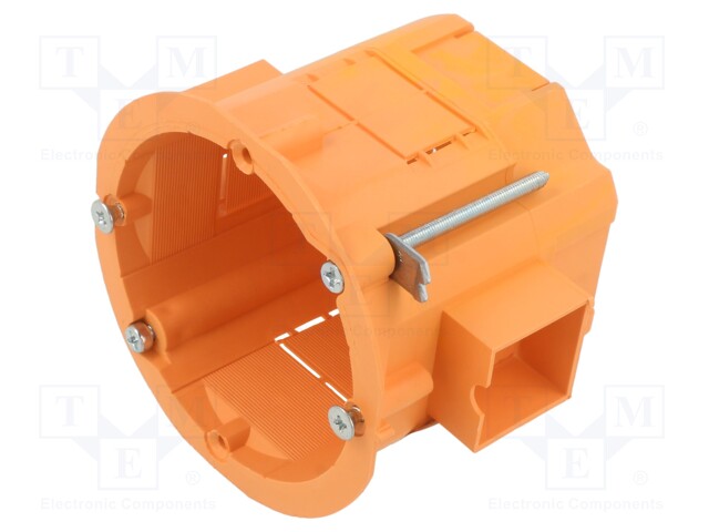 Enclosure: back box; Ø: 60mm; Z: 60mm; plaster embedded; deep; PK60