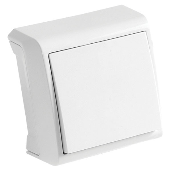 ROCKER; SPST; Pos: 2; OFF-ON; 10A/250VAC; white;