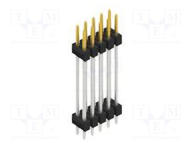 Connector: pin strips; pin header; male; PIN: 10; 2.54mm; THT; 2x5