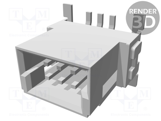 Connector: PCB to PCB; male; PIN: 6; 1.27mm; Series: har-flex; 2.3A