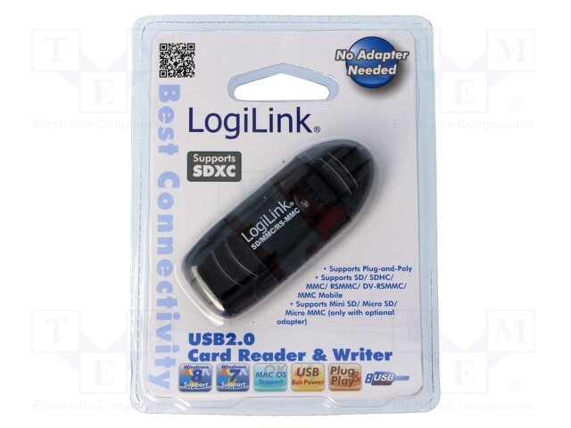 Card reader: memory; USB 1.1,USB 2.0; Communication: USB