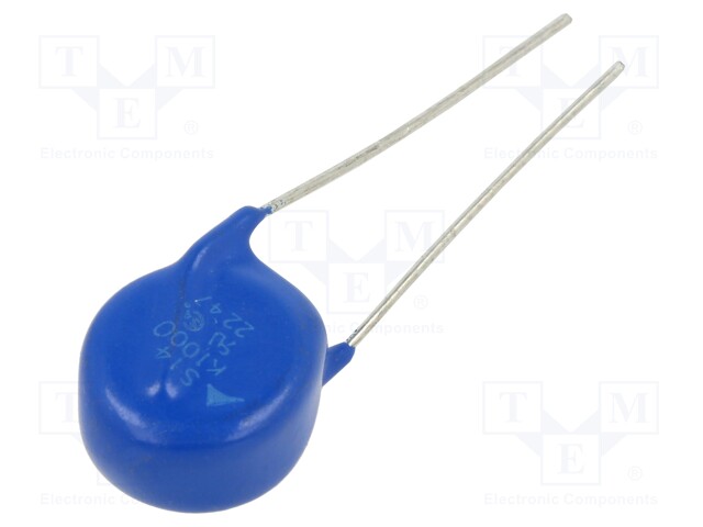TVS Varistor, 1.1 kV, 1.465 kV, StandarD B722 Series, 2.97 kV, Disc 14mm