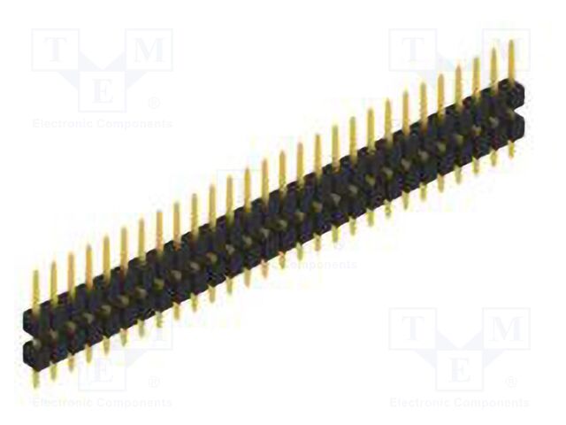 Connector: pin strips; pin header; male; PIN: 28; 2.54mm; THT; 1x28