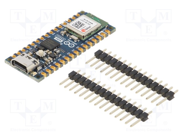 Arduino Nano; 240MHz; Flash: 16MB; SRAM: 512kB; NORA-W106-10B