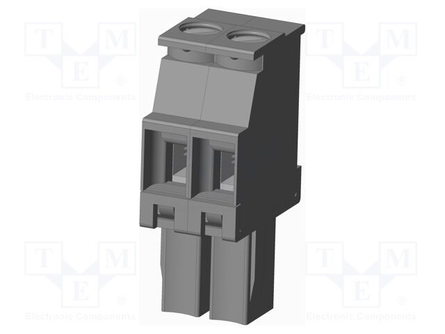 Connector: pluggable terminal block; plug; female; angled 90°