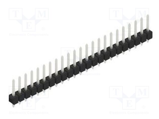 Connector: pin strips; pin header; male; PIN: 23; 2.54mm; THT; 1x23