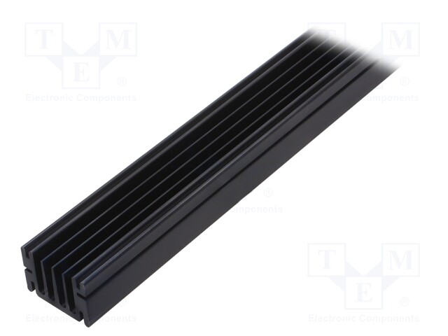 Heatsink: extruded; grilled; SOT93,TO218,TO220,TO247,TOP3; black
