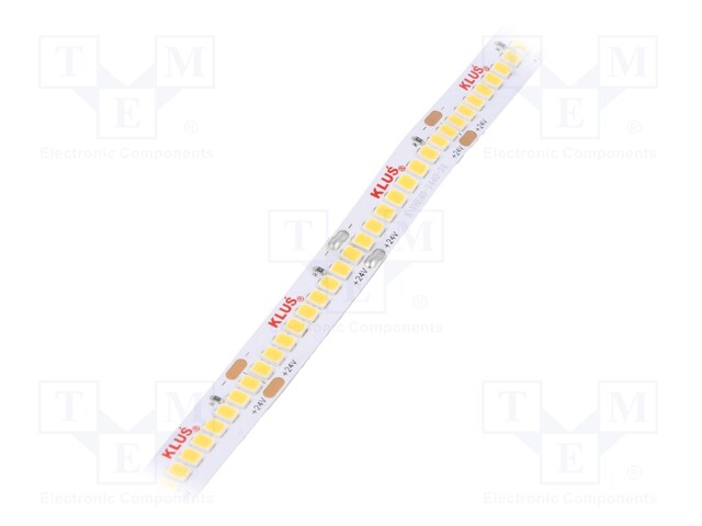 LED tape; white neutral; 24V; LED/m: 270; 10mm; IP20; 120°; 14.4W/m