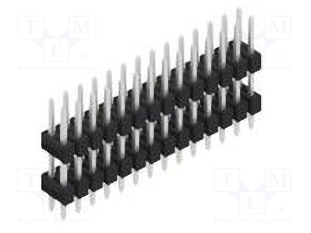 Connector: pin strips; pin header; male; PIN: 28; 2.54mm; THT; 2x14