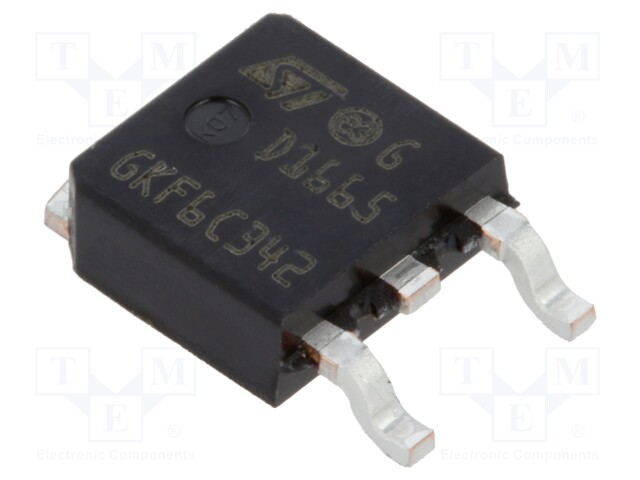 Transistor: NPN; bipolar; 65V; 6A; 15W; DPAK