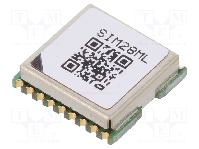 Module: GPS; ±2.5m; GPS; -165dBm; 2.8÷4.3VDC; 9600bps; ±0,1m/s; SMD