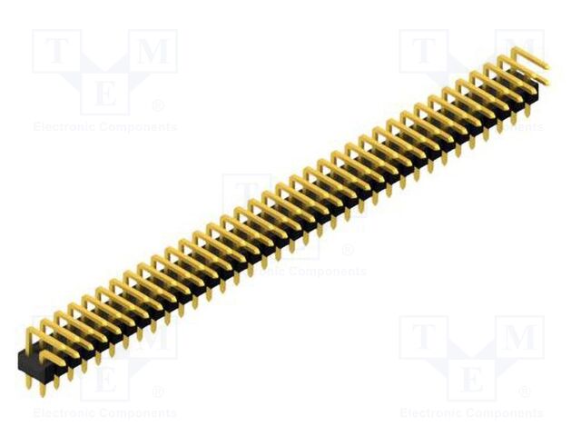Connector: pin strips; pin header; male; PIN: 72; 2.54mm; THT; 2x36