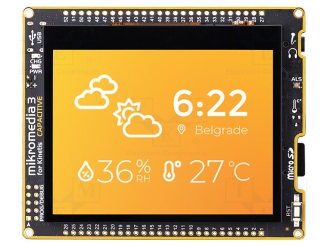 Display: TFT; 3.5"; 320x240; Illumin: LED; Interface: I2C; 3.3÷5VDC