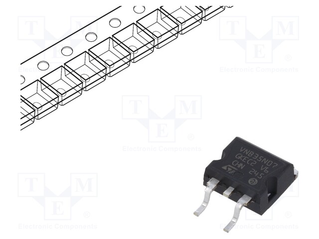 Driver; low-side; 25A; 125W; Channels: 1; D2PAK; 55V