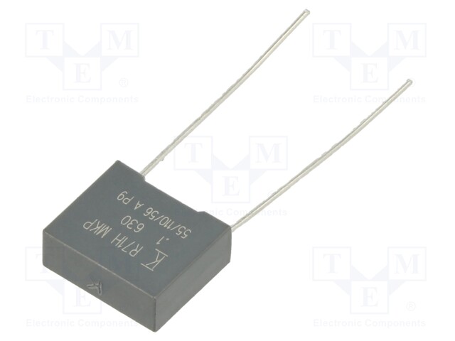 Capacitor: polypropylene; 100nF; 10mm; ±10%; 13x11x5mm; -40÷110°C