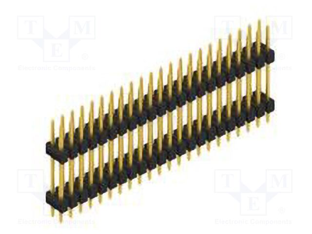 Connector: pin strips; pin header; male; PIN: 44; 2.54mm; THT; 2x22