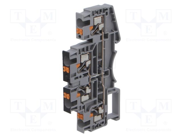Splice terminal: rail; DSKK; for DIN rail mounting; spring clamp