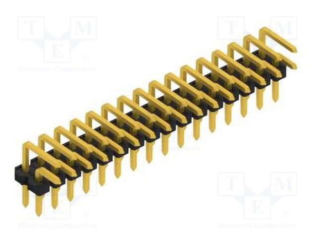 Connector: pin strips; pin header; male; PIN: 32; 2.54mm; THT; 2x16