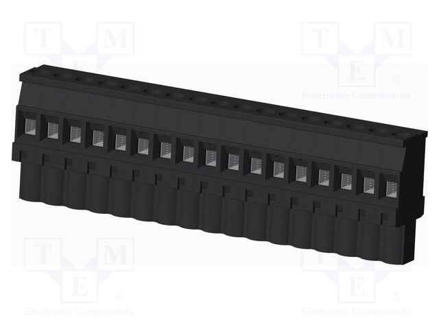 Connector: pluggable terminal block; plug; female; angled 90°
