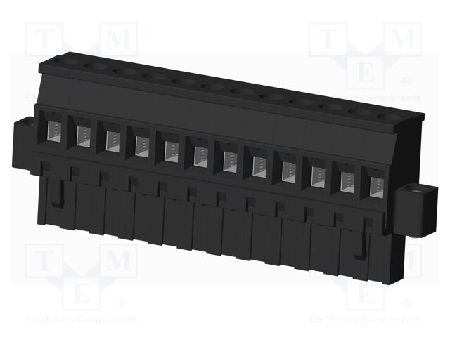 Connector: pluggable terminal block; plug; female; angled 90°