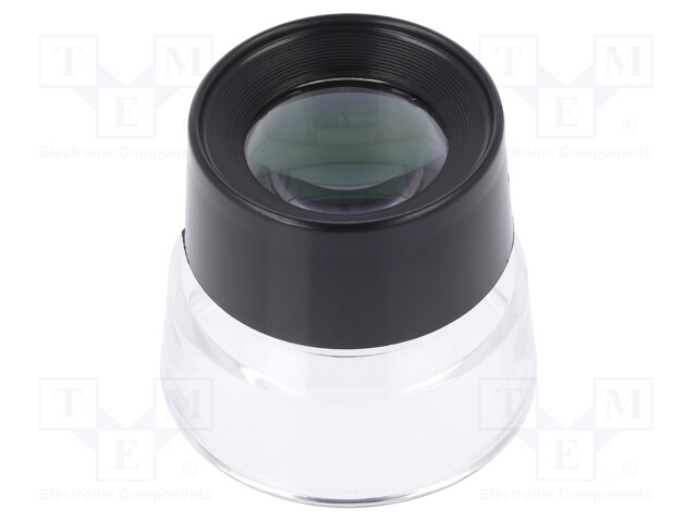 Desk magnifier; Mag: x10; Lens diam: 30mm