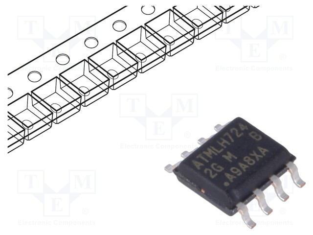 EEPROM memory; I2C; 128kx8bit; 1.7÷5.5V; 1MHz; SO8; serial