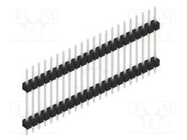 Connector: pin strips; pin header; male; PIN: 22; 2.54mm; THT; 1x22