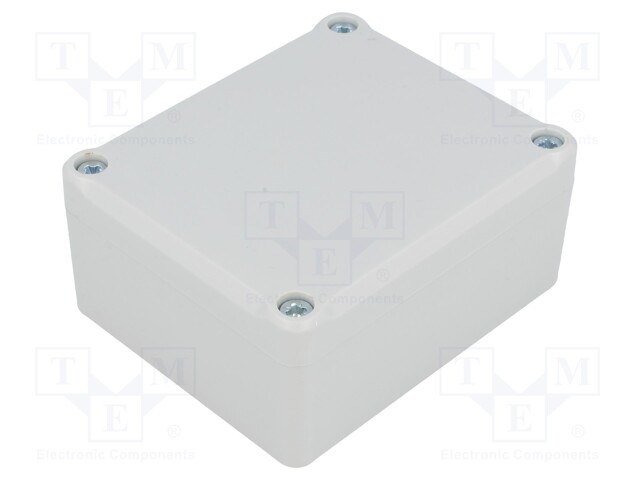 Enclosure: multipurpose; X: 74mm; Y: 89mm; Z: 41mm; polystyrene; grey