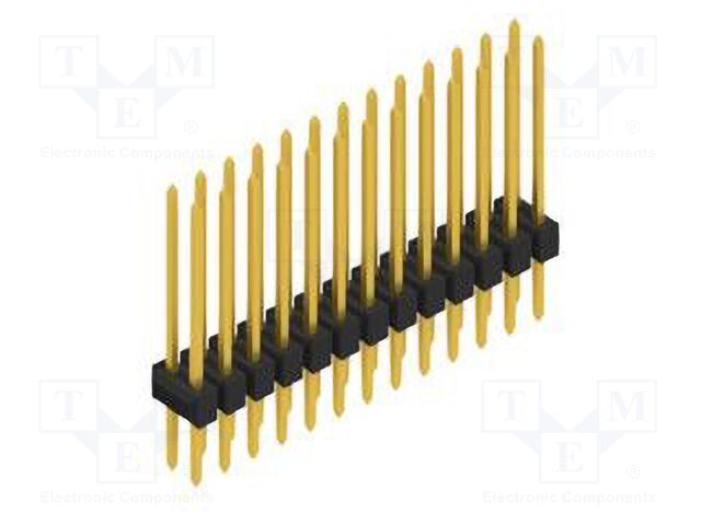 Connector: pin strips; pin header; male; PIN: 26; 2.54mm; THT; 2x13