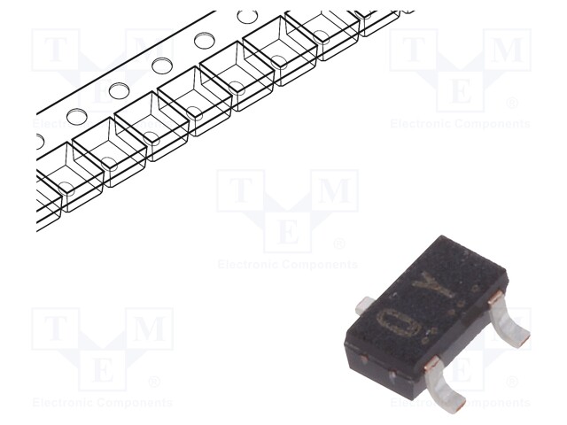Transistor: NPN; bipolar; 30V; 0.02A; 0.1W; SC59