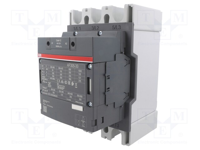 Contactor: 3-pole; NO x3; Auxiliary contacts: NC,NO; 48÷130VAC