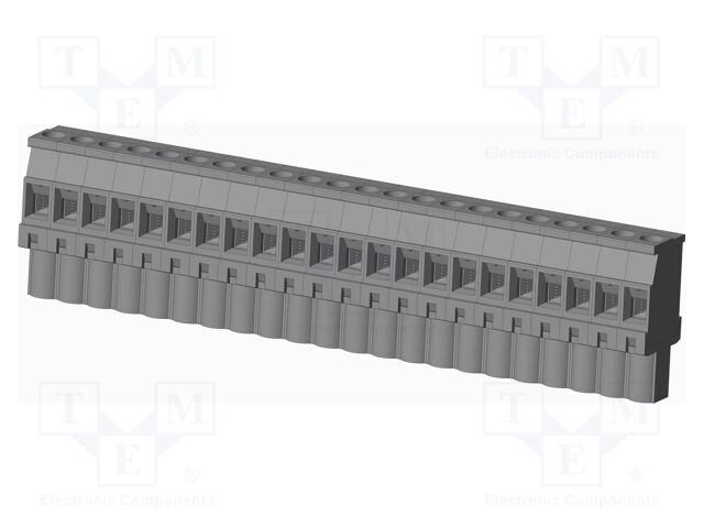 Connector: pluggable terminal block; plug; female; angled 90°
