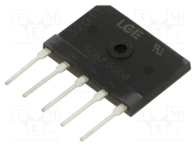 Three-phase bridge rectifier; Urmax: 800V; If: 50A; Ifsm: 500A