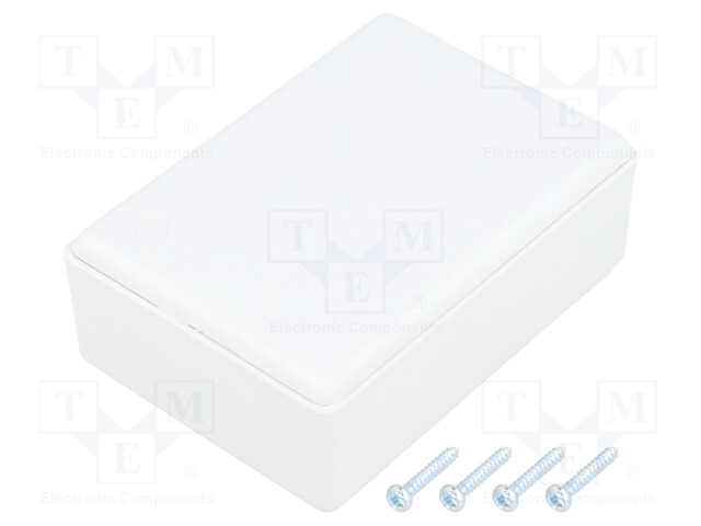 Enclosure: multipurpose; X: 48mm; Y: 68mm; Z: 25mm; ABS; black