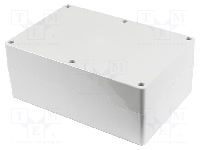 Enclosure: multipurpose; X: 200mm; Y: 300mm; Z: 120mm; 1554; grey