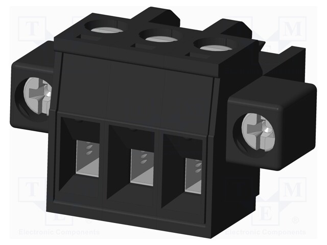 Connector: pluggable terminal block; plug; female; straight; 5mm