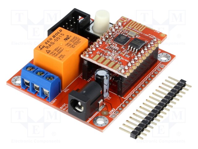 Dev.kit: WiFi; screw terminal,UEXT,pin header,supply