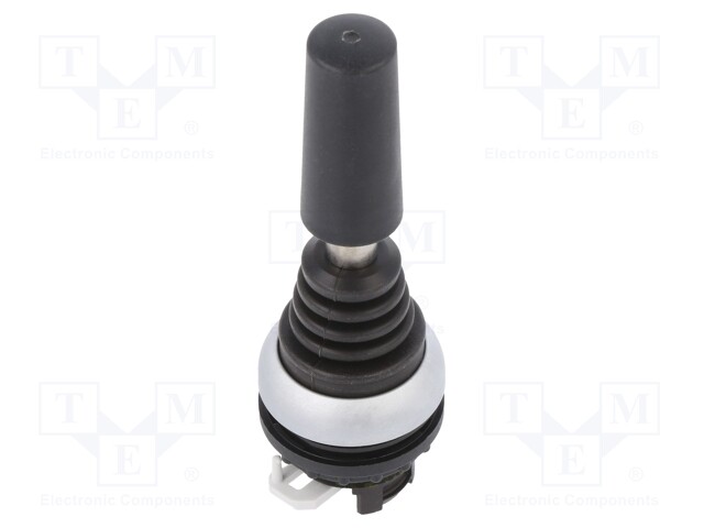 Switch: joystick; Stabl.pos: 4; 22mm; black; Illumin: none; IP66
