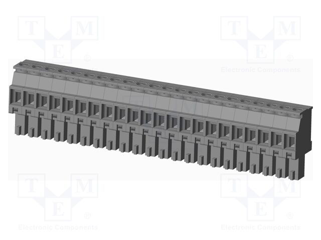 Connector: pluggable terminal block; plug; female; angled 90°