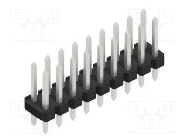 Connector: pin strips; pin header; male; PIN: 18; 2.54mm; THT; 2x9