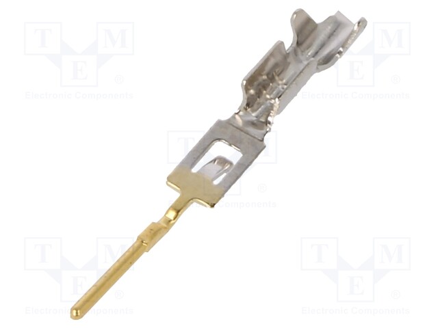 Contact; male; 24AWG÷22AWG; T1 Industrial; crimped; cut from reel