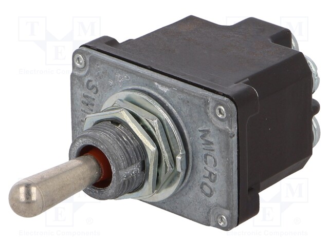 Switch: toggle; Pos: 3; DP3T; ON-OFF-ON; 6A/230VAC; 15A/28VDC; IP67