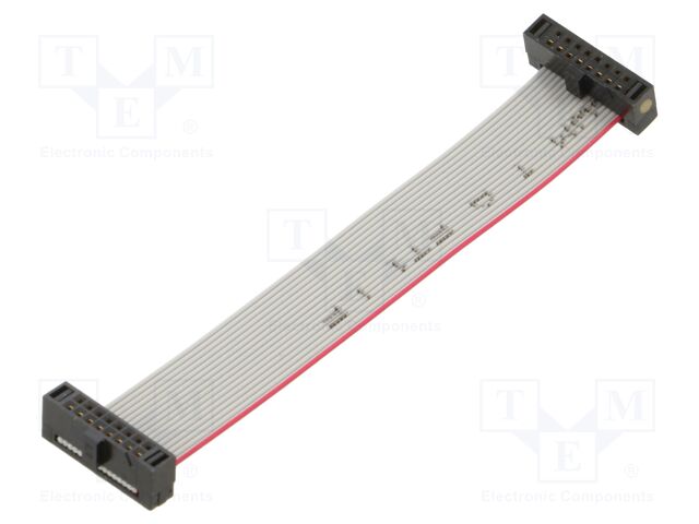 Ribbon cable with IDC connectors; Tape ph: 0.64mm; 69.85mm