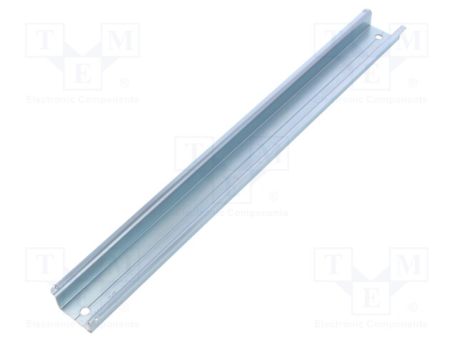 DIN rail; steel; W: 35mm; H: 15mm; L: 315mm; for enclosures